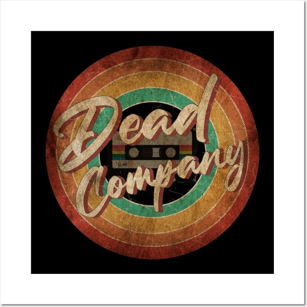 Dead Company Vintage Circle Art Wall Art by antongg